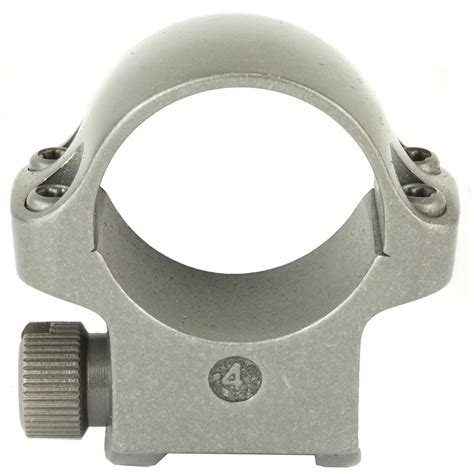 Ruger G3154ktg Scope Ring Stainless Steel 1 Inch Medium Target Grey 1