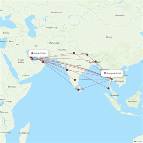 Emirates Routes 2024 Interactive Map With All Flights Flight Routes