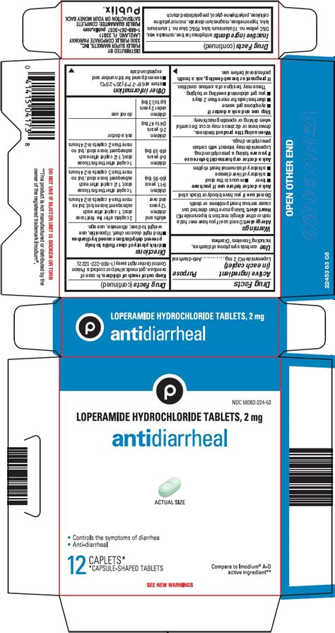 ANTI DIARRHEAL Loperamide Hydrochloride Tablet Film Coated