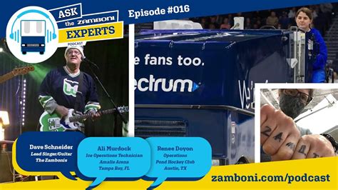 Ask The Zamboni Experts Podcast Ep Dave Schneider Ali Murdock