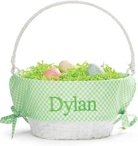 Amazon Personalized Easter Egg Basket With Handle And Custom Name