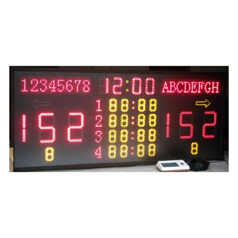 Outdoor Football LED Sport Scoreboard For Soccer 7segment Digit