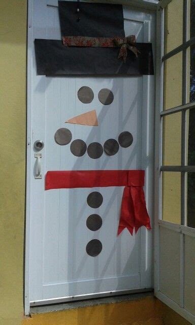 Puerta Mu Eco De Nieve Yahoo Snowman Xmas Doors White Doors Rustic