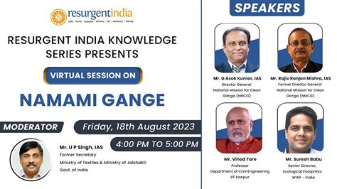 Resurgent India Knowledge Series Presents Virtual Session On Namami