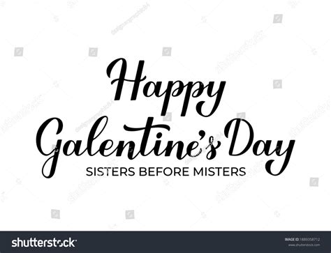 Happy Day Calligraphy Lettering Isolated On Stock Vector Royalty Free