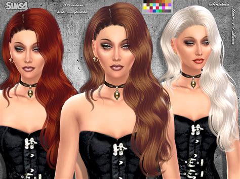 The Sims Resource Sintiklia Hair S19 Lana