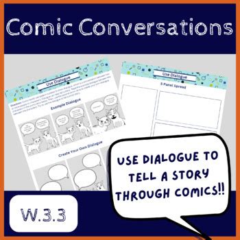 Comic Conversations: Teaching Dialogue by EduHoox | TPT