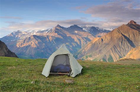 Backcountry Campsite Wolverine And Chitistone Valley Goat Trail