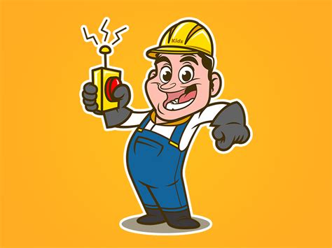 Construction Guy by Toonz Club by AndyToonz on Dribbble