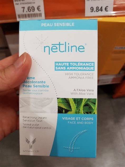 Laboratoires Bioes Netline Crème Décolorante Peau Sensible Visage Et