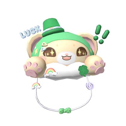 St Patricks Day Bear Fluff Hat Roblox Item Rolimon S