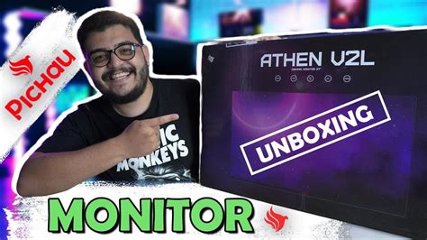 Monitor Pichau Athen V L Unboxing E Primeiras Impress Es Melhor Monitor