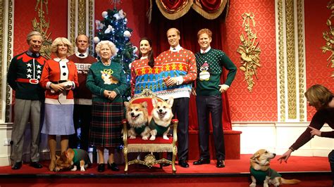 'Queen Elizabeth' and family sport adorable Christmas sweaters for charity - ABC7 San Francisco