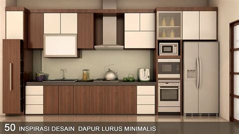 50 INSPIRASI DESAIN DAPUR LURUS MINIMALIS KITCHEN SET MINIMALIS