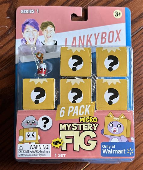 LankyBox Micro Mystery Fig 6 Pack Series 1 Walmart Exclusive STICKY