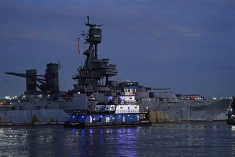 Leaky Battleship In Texas Begins Trip For 35M Repairs The National