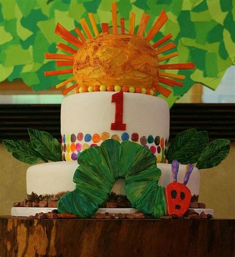 The Very Hungry Caterpillar Custom Cake