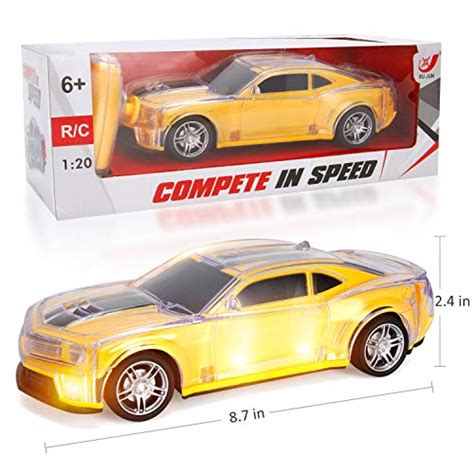 Liberty Imports Light Up RC Remote Control Racing Car 1 20 Scale