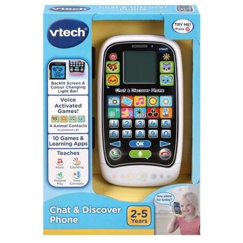 Vtech Chat Discover Phone Smyths Toys Uk