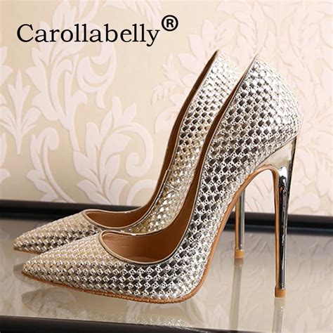 Carollabelly Women High Heels Women Pumps Stiletto Thin Heel Women