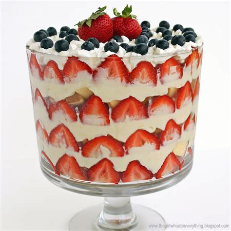 Th Of July Fresh Berry Trifles Recipe Dishmaps