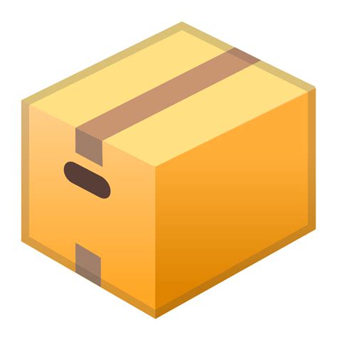 Yelloworangeboxclip Artcartonpackage Delivery 109278 Free Icon