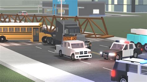 Speeding Bus Crashes Into Oversized Escort Roblox Roleplay Youtube