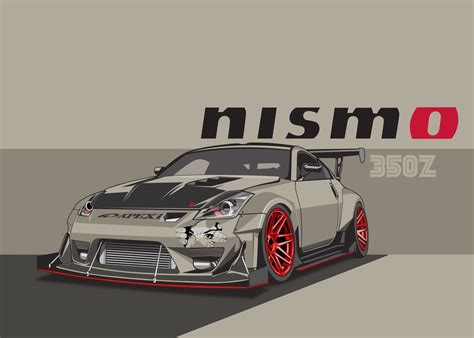 Nissan 350z Poster Picture Metal Print Paint By Mark Andrew Sabas