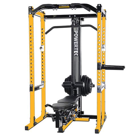 powertec power rack with lat pulldown - robbin-kadi