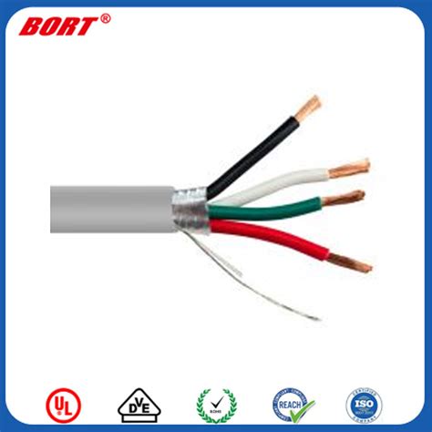 Stranded Multi Cores Pvc Insulated 2 Core Shielded Electrical Cable