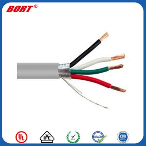 Stranded Multi Cores PVC Insulated 2 Core Shielded Electrical Cable