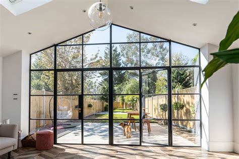 East London House Extension Crittall Windows Bespoke Glazing Desig