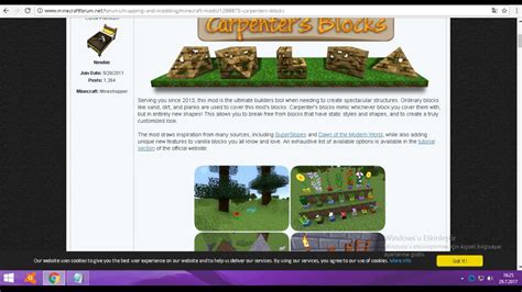 Mİnecraft Carpenters Blocks Mod Kurulumu Youtube