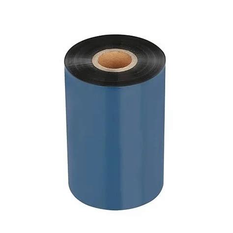 Black Wax Ribbon Packaging Type Roll Size 110mm X300 Meter At Rs