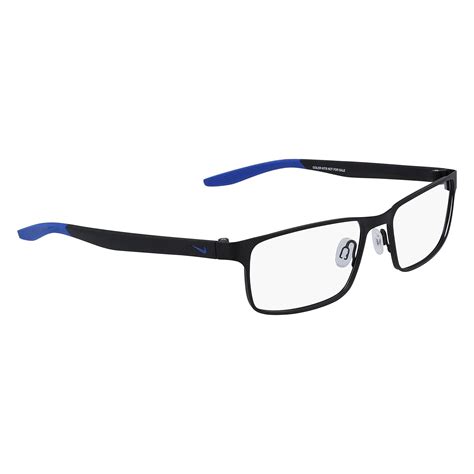 Nike 8131 - 008 Satin Black Racer Blue | Eyeglasses Unisex