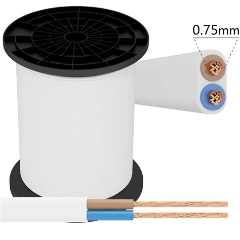 Stromkabel Elektrokabel H Vvh F Adrig X Wei Meter