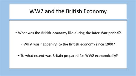 4 Lessons on Post WW2 Economy AQA A Level | Teaching Resources