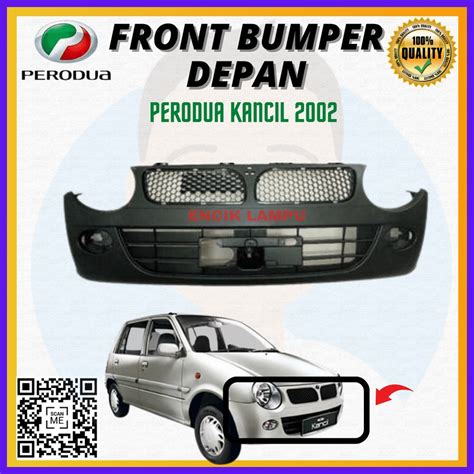 PERODUA KANCIL 2002 LAMPU BULAT BELALANG FRONT BUMPER DEPAN PP MATERIAL