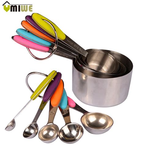 Pcs Set Kitchen Tools And Cooking Stainless Steel Measuring Cups