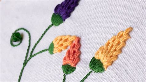 Simple Embroidery Stitches Flowers | Best Flower Site