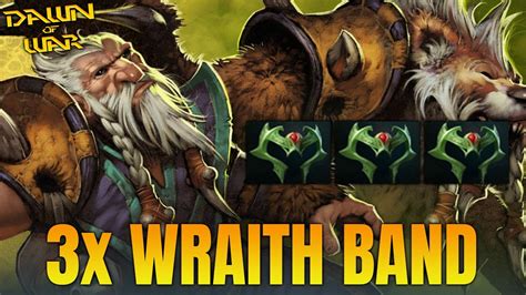 3X WRAITH BAND LONE DRUID BUILD DAWN OF WAR DOTA 2 205 YouTube