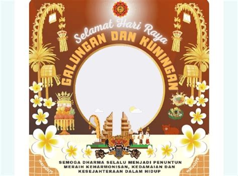 Link Twibbon Hari Raya Galungan Dan Kuningan Desain Terbaru