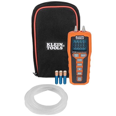 Amazon Klein Tools ET180 Digital Manometer Air And Gas Pressure