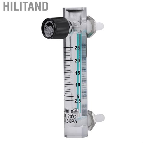 Hilitand LZQ 5 Flowmeter 2 5 25LPM Flow Meter With Control Valve For