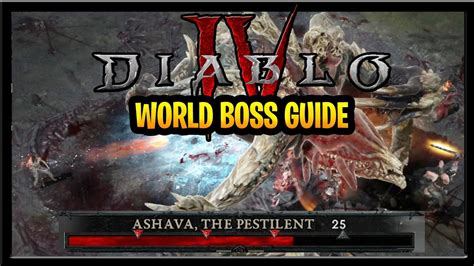 Diablo World Boss Guide How To Defeat Boss Ashava The Pestilent Guide