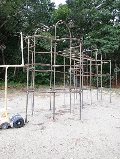 Vintage Metal Jungle Gym Climbing Bars Monkey Bars 1960s 70s