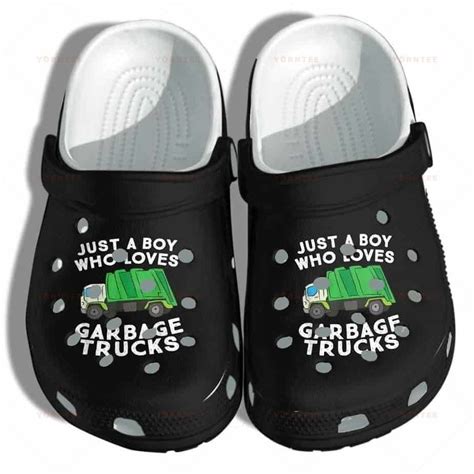 Garbage Trucks Just A Boy Who Loves Garbage Truck Crocs Classic Clog