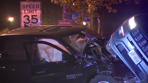 2 People Hospitalized After Two Car Crash