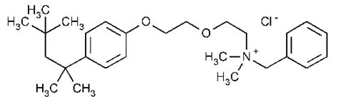 Benzethonium Chloride Chemical Structure Molecular Formula Reference