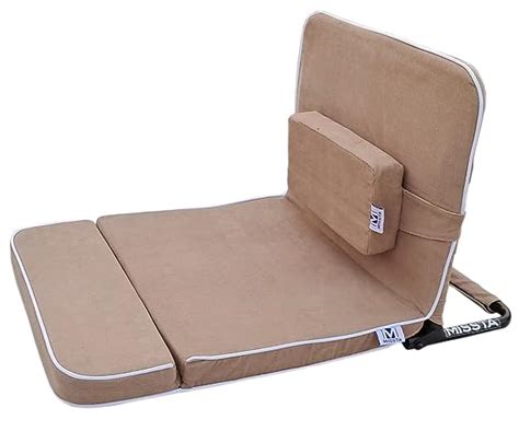 Missta Meditation Chair With Extra Back Support Cushion Fully Foldable